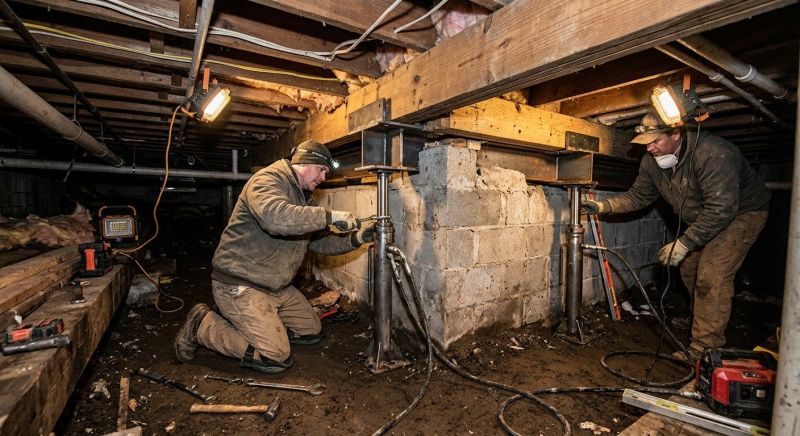 Basement Stabilization in Columbus, OH