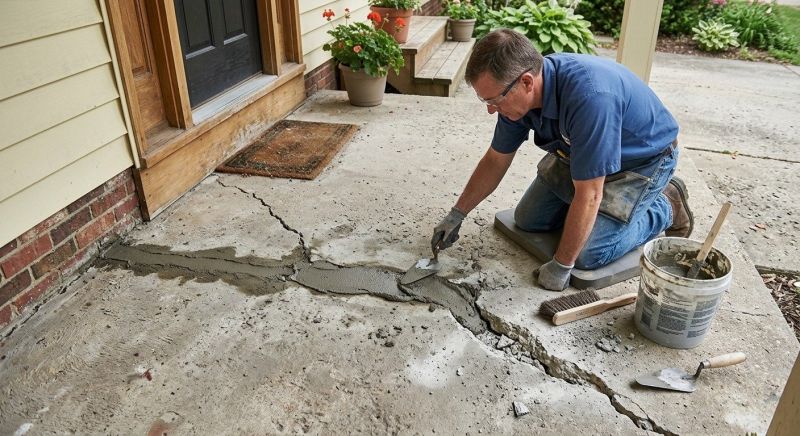 Concrete Crack Sealing in Des Moines, IA