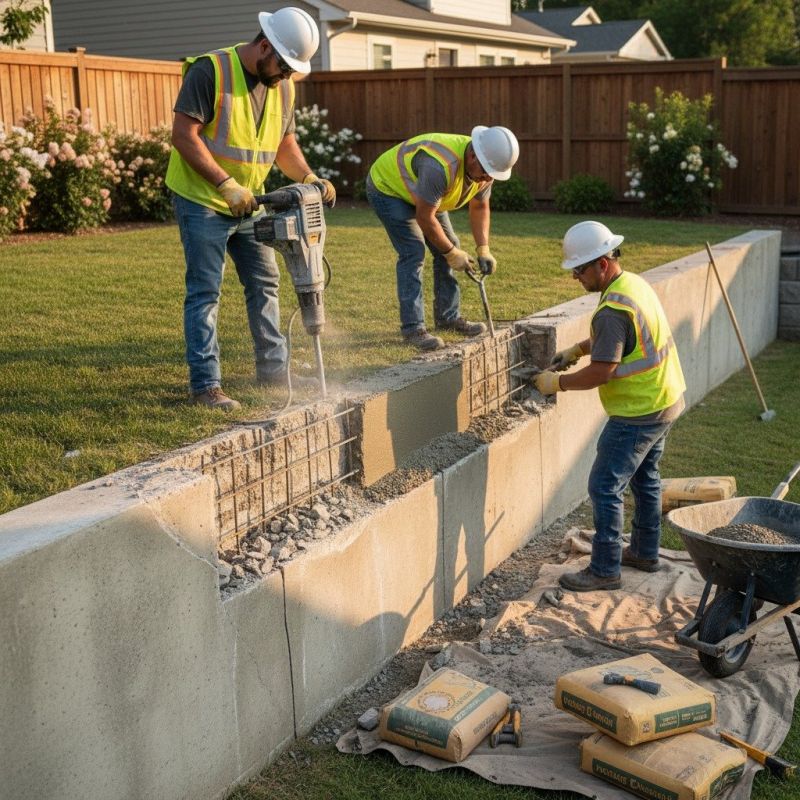 Poured Wall Repair