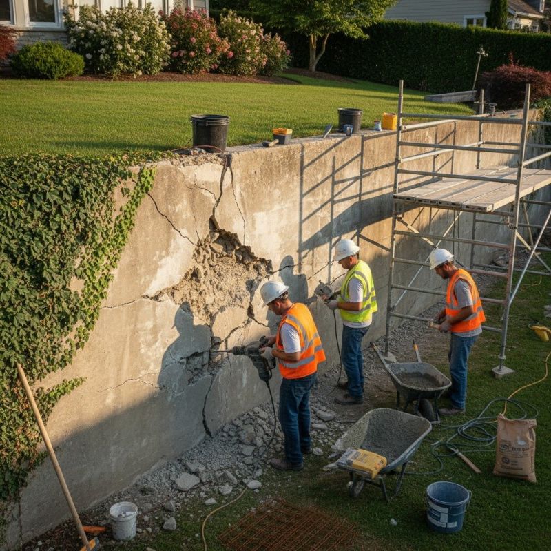 Poured Wall Repair
